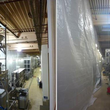 8 Temporäre Staubschutzwand