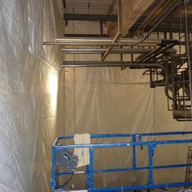 14 Temporäre Staubschutzwand