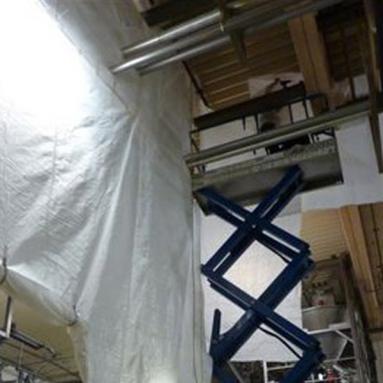 13 Temporäre Staubschutzwand