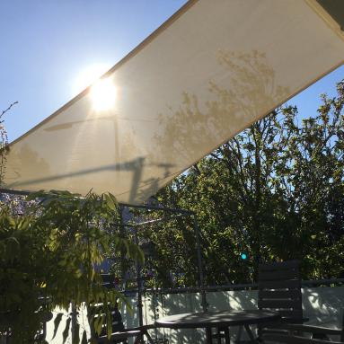 XX tempotäre Beschattung / nicht wasserdicht