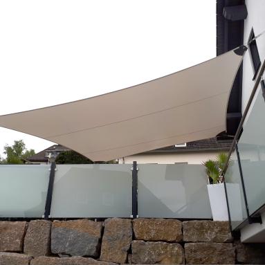 XX Sonnensegel, tempotäre Beschattung / Wetterschutz