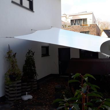 XX Sonnensegel, tempotäre Beschattung / Wetterschutz