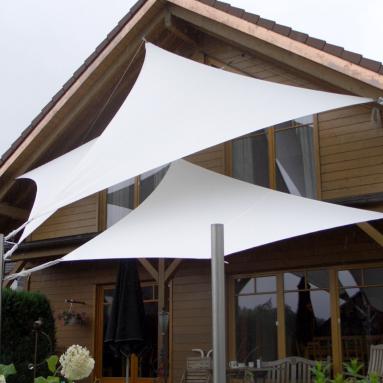 11 Sonnensegel, tempotäre Beschattung / Wetterschutz