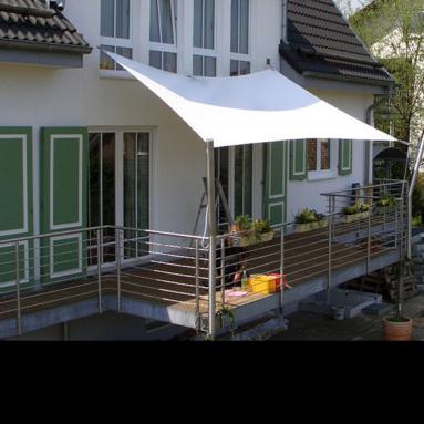 20 Sonnensegel, tempotäre Beschattung / Wetterschutz
