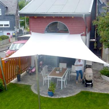 24 Sonnensegel, tempotäre Beschattung / Wetterschutz