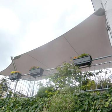 32 Sonnensegel, tempotäre Beschattung / Wetterschutz