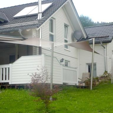 34 Sonnensegel, tempotäre Beschattung / Wetterschutz