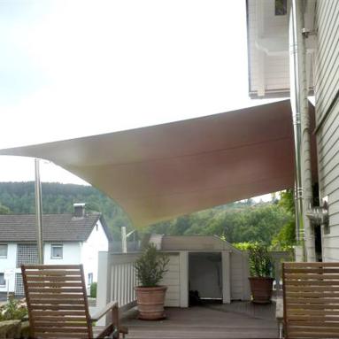 35 Sonnensegel, tempotäre Beschattung / Wetterschutz