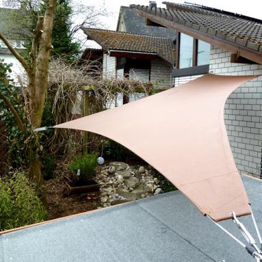 38 Sonnensegel, tempotäre Beschattung / Wetterschutz