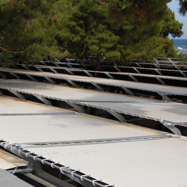 Sonnenschutz Hotelanlage, Club Med, Griechenland