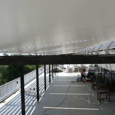 Sonnenschutz Hotelanlage, Club Med, Griechenland